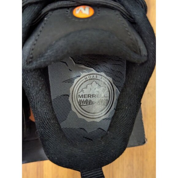 Merrell Moab 3 Smooth GTX Mens Hiking Shoes Black Size 9 M Breathable Waterproof - Picture 6 of 8